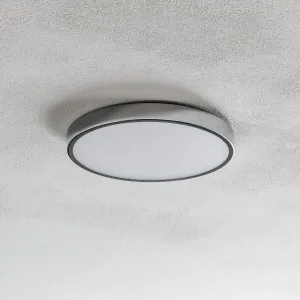 LED stropné svietidlo Bully, chróm, Ø 24 cm