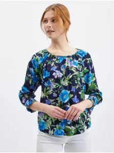 Orsay Dark Blue Ladies Floral Blouse - Women #6815605