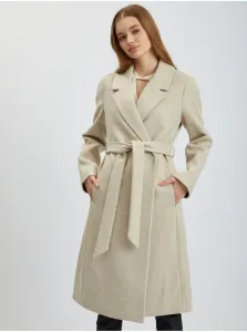 Béžový dámsky zimný kabát ORSAY #6505250