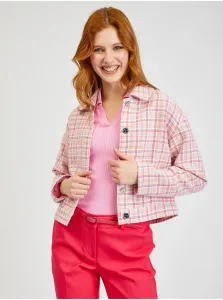 Orsay Pink Ladies Plaid Jacket - Ladies #6387105