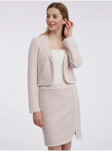 Orsay Light pink ladies tweed jacket - Ladies #7026634