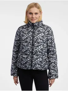 Orsay Women's Grey-Black Patterned Quilted Jacket - Women's #8369085