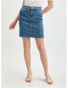 Modrá dámska džínsová sukňa #6514568