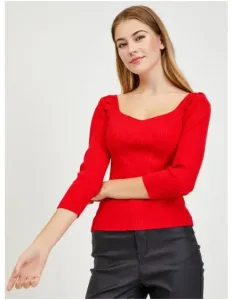 Červený dámsky sveter #6514777