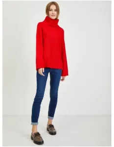 Červený dámsky sveter #6514782