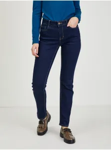 Tmavomodré dámske džínsy rovného strihu ORSAY - Ženy