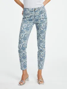 Orsay Blue Women Patterned Slim Fit Jeans - Women #7111197