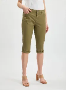Orsay Khaki Dámske džínsy s pleťou - ženy