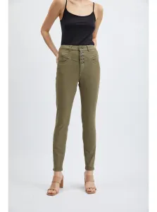 Orsay Khaki Womens Skinny Fit Jeans - Women