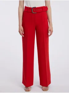 Orsay Red Ladies Pants - Women #7026641