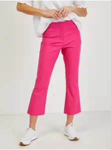 Dark pink women's shortened trousers ORSAY - Women