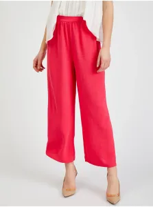 Elegantné nohavice pre ženy ORSAY - tmavoružová