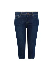 Dark Blue Denim Three-Quarter Shorts ORSAY - Women #621412