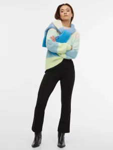 Orsay Blue-Green Women's Striped Sweater - Women #8966267