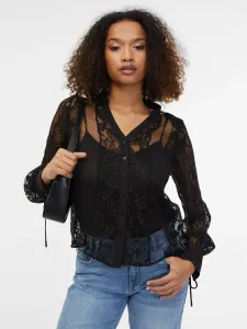 Orsay Čierna ladies' lace blouse - Women