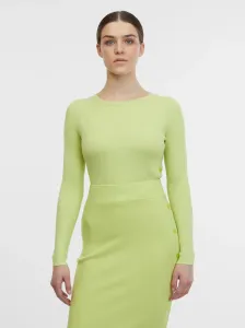 Orsay Light Green Ladies Ribbed Sweater - Women