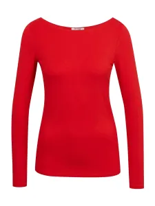 Tričká s dlhým rukávom pre ženy ORSAY - červená