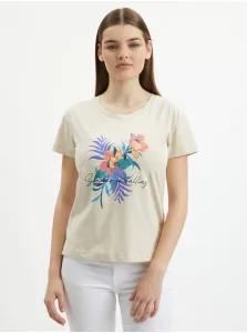 Orsay Beige Womens T-Shirt - Women #6326799