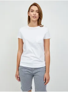 Biele basic tričko s vreckom ORSAY #5730438