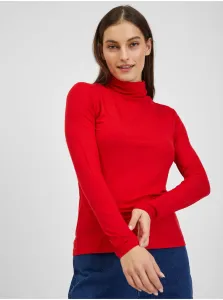 Tričká s dlhým rukávom pre ženy ORSAY - červená #5838536