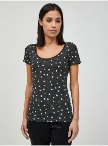 Black Floral T-Shirt ORSAY - Women #622034