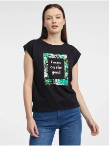 Orsay Black Womens T-Shirt - Women #7469974