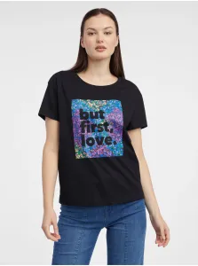 Orsay Black Womens T-Shirt - Women #7456197