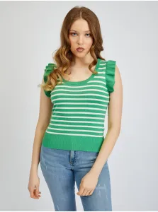 Tričká s krátkym rukávom pre ženy ORSAY - zelená, biela #6516447