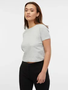 Svetlosivé dámske melírované basic tričko ORSAY