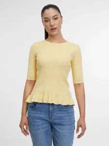 Žlté dámske úpletové tričko ORSAY