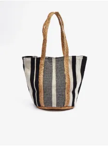 Orsay White-Black Ladies Striped Bag - Women