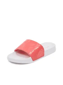 Orsay Coral-White Ladies Patterned Slippers - Women #6875399