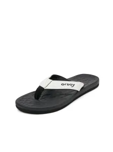 Orsay White-Black Women's Flip-flops - Women #6875404