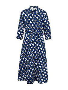 Šaty do práce pre ženy ORSAY - modrá, čierna, biela #6441770