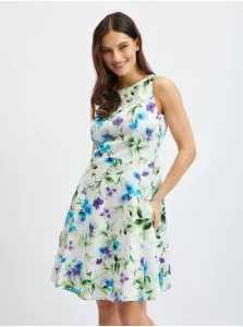 Orsay Blue-White Women Flowered Dress - Women #6541646