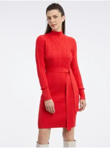 Orsay červené dámske svetrové šaty - dámske #8343456