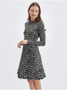 Orsay Black Ladies Patterned Dress - Women #6263354
