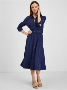 Košeľové šaty pre ženy ORSAY - tmavomodrá #6463663