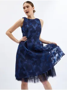 Orsay Tmavomodré dámske šaty s ozdobným detailom - Ženy #6541722
