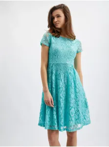 Orsay Turquoise Women Lace Dress - Women