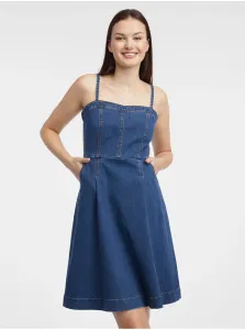 Orsay Dark blue denim dress - Women #7614596