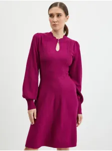 Tmavo ružové dámske svetrové šaty ORSAY #5711098