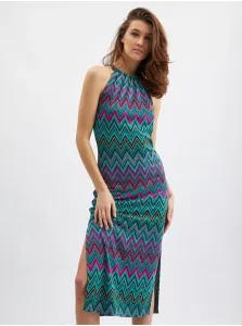 Letné a plážové šaty pre ženy ORSAY - tmavozelená, tmavoružová #6611390