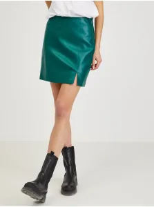 Zelená dámska koženková sukňa ORSAY - ženy