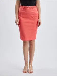 Koralová dámska puzdrová sukňa ORSAY #6249386