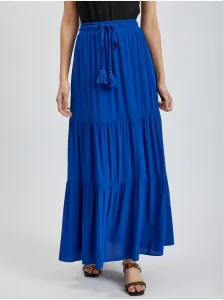 Orsay Blue Ladies Maxi Skirt - Ladies #6137200