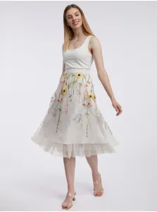 Orsay Creamy Women's Floral Midi Skirt - Women #7031849