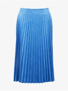 Pleated Blue Midi Skirt ORSAY - Women #632152