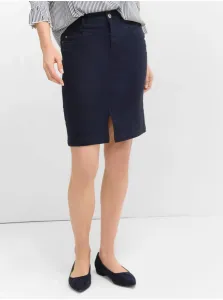 Tmavomodrá krátka puzdrová sukňa ORSAY #621540