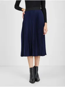 Orsay Dark blue ladies pleated skirt - Ladies #6463569